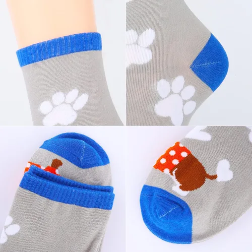 Vista 3 de Jeasona Calcetines lindos para mujer, diseño de perro salchicha de pollo, abeja, erizo, panda, regalos para mujer