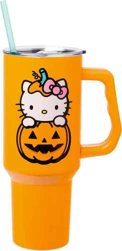 Vista 29 de Silver Buffalo Betty Boop Core - Vaso de acero inoxidable con tapa para pajilla, tapa, popote y asa, 40 onzas