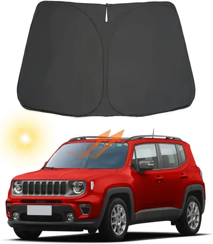 Vista 10 de Parasol para parabrisas de automóvil, ajuste personalizado para Jeep Compass 2007-2016, plegable, para ventana delantera, accesorios interiores