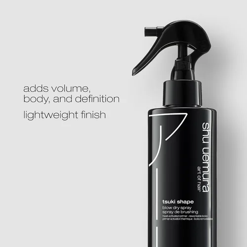 Vista 3 de shu uemura art of hair Tsuki Shape - Spray de secado por soplado activado por calor, añade volumen y definición, 6.4 onzas líquidas