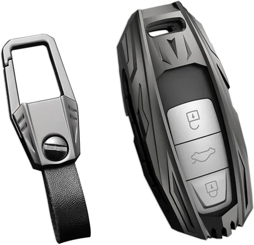 Vista 54 de Funda para Llavero Audi, Llavero, Protección de Aleación de Zinc Funda para Llave de Automóvil para A3 A4 A5 A6 Q7 Q5 TTS SQ5 R8 RS4 RS5 S5