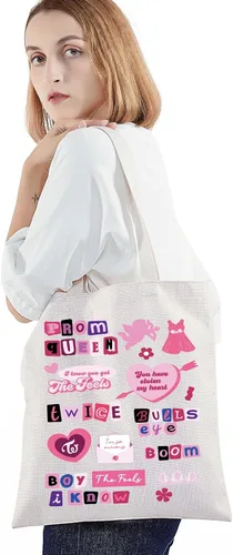 Vista 3 de K-Pop Group Tote Bag Cantante Fans Regalos Música Miembros del grupo Bandolera Singer Tour Mercancía