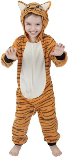 Vista 6 de Wizland Disfraz de animal para niños, leopardo, vaca, mono, reno, gato negro, dálmata, muñeco de nieve, mono de Papá Noel