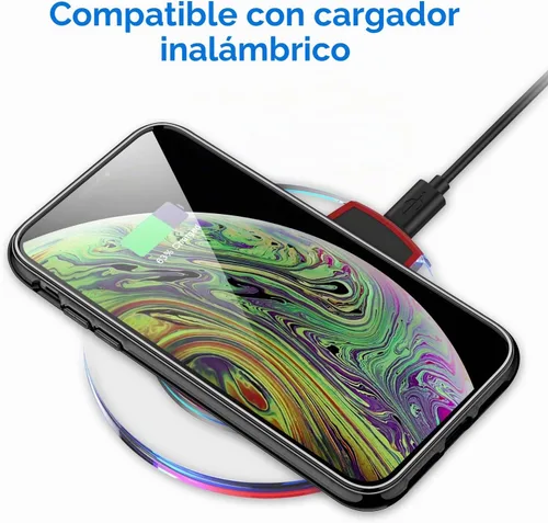 Vista 4 de JETech Funda para iPhone Xs Max, antiamarilleo, color negro