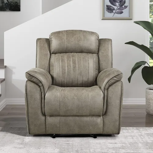 Vista 15 de Lexicon Juego de 2 piezas para sala de estar reclinable, asientos de cine en casa, sofás tapizados de microfibra pulida manual, sofá de caravana