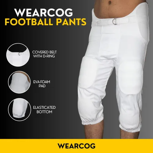 Vista 3 de Pantalones de fútbol integrados 7 pantalones de fútbol acolchados de doble punto con almohadillas integradas