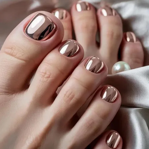 Vista 20 de MISUD Uñas a presión – Uñas adhesivas para los dedos con cromo plateado, uñas acrílicas con diseño de diamantes de imitación, 24 piezas