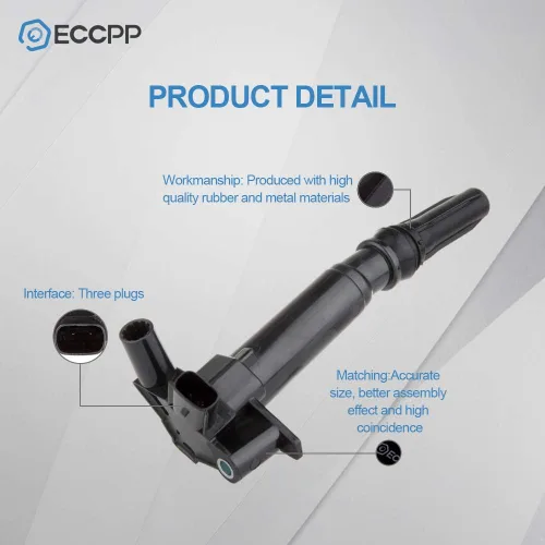Vista 2 de ECCPP Paquete de 8 bobinas de encendido compatibles con Ford para F150/F250 Super Duty/para f350 Super Duty 2010-2016 Reemplazo para DG525 UF631