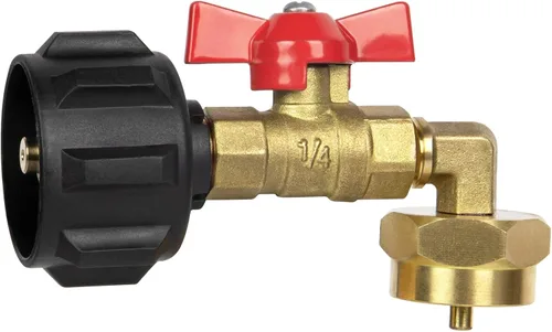 Vista 10 de GASPRO Adaptador de recarga de propano, llena botellas de 1 libra de tanque de 20 libras, fácil de usar, latón macizo