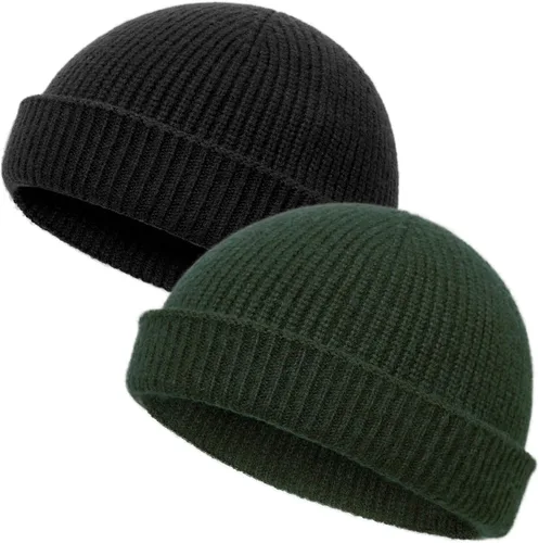 Vista 9 de vidsel Gorro de lana fina de pescador para hombres y mujeres, gorra de moda