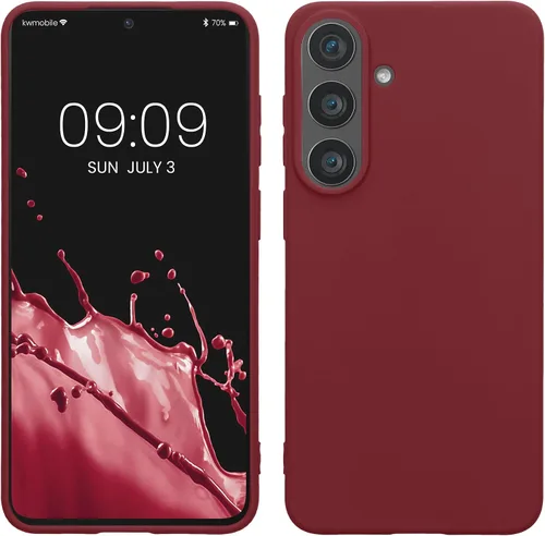 Vista 61 de kwmobile Funda compatible con Samsung Galaxy S23 - Funda protectora de silicona TPU suave y delgada - Piedra antigua