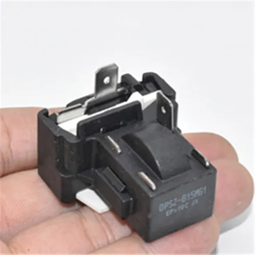 Vista 2 de Juego universal de 1 pin para refrigerador PTC + protector de sobrecarga de mariposa para refrigerador Midea Swan Juego de 1 pin