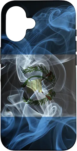 Vista 32 de Smoky Guatemala Flag - Funda de orgullo guatemalteco ahumado para iPhone 17