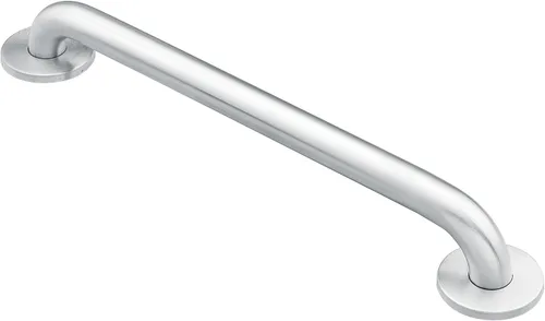 Vista 6 de Moen Home Care Barra de Agarre para Baño de Acero Inoxidable de 18 Pulgadas para Discapacitados, Textura con Rebaba Antideslizante, Producto