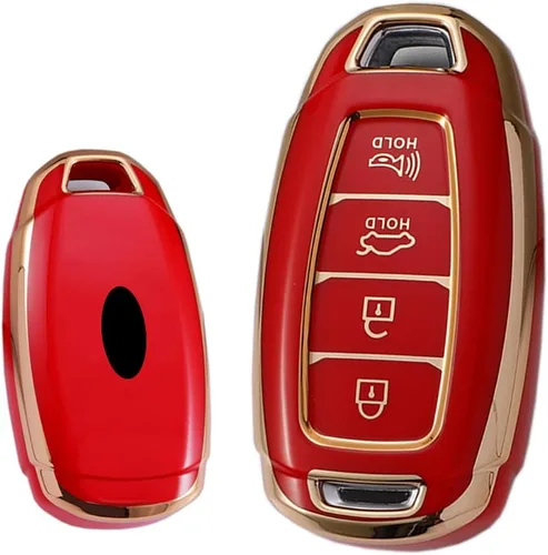 Vista 13 de ontto Funda protectora inteligente para llave de coche de 4 botones para Hyundai