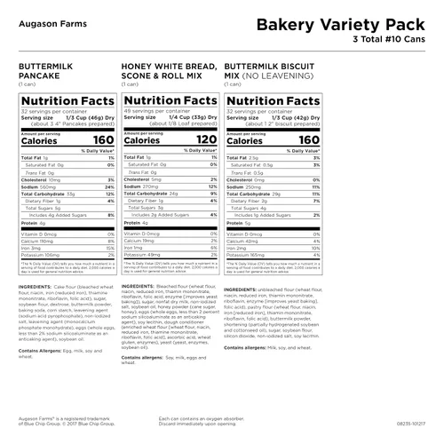 Vista 3 de Augason Farms Bakery No. 10 Lata
