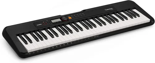 Vista 4 de Casio CT-S200BK EPA - Paquete de teclado prémium de 61 teclas con auriculares, soporte, fuente de alimentación, cable USB de 6 pies y software