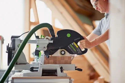 Vista 6 de Festool 575306 Sierra ingletadora compuesta deslizante KAPEX KS 120 REB