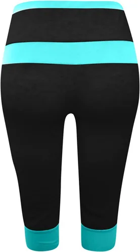Vista 70 de Pantalones capri para mujer, estilo casual, de verano, elásticos, de cintura alta, pantalones de yoga, ajuste atlético, pantalones deportivos