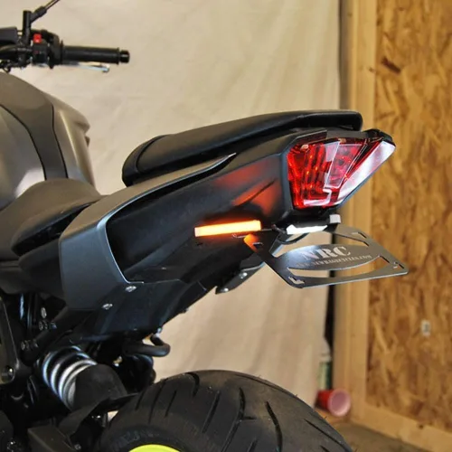 Vista 5 de New Rage Cycles Eliminador de guardabarros compatible con Yamaha MT-07 (2018-presente) Relé intermitente LED 2018-2020