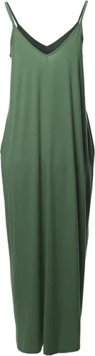 Vista 2 de Vestido largo casual con correa ajustable y bolsillos laterales para mujer