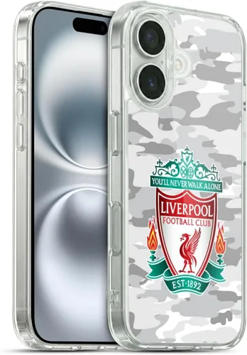 Vista 97 de Head Case Designs Funda de gel con licencia oficial del Liverpool Football Club Away Colourways Crest Camou [protección de grado militar] compatible
