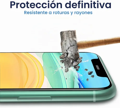 Vista 5 de amFilm OneTouch Protector de pantalla de vidrio para iPhone 11, iPhone XR (6.1 pulgadas) con kit de fácil instalación, vidrio templado, paquete de 2