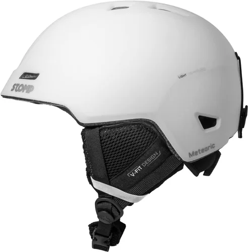 Vista 7 de STOMP Casco deportivo de esquí y snowboard para hombres y mujeres con forro extraíble y lavable y almohadillas para los oídos, certificado CE y ASTM