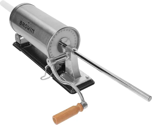Vista 5 de Browin 311003 Máquina de embutición horizontal 6.6 lbs Stell Manual de relleno de salchichas, acero inoxidable