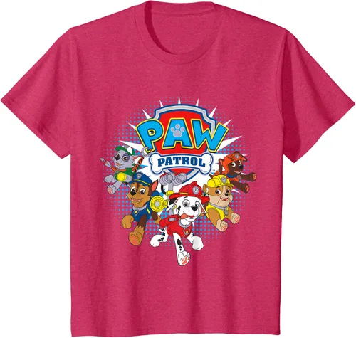 Vista 20 de Camisetas de Nickelodeon de Paw Patrol Team para hombres y mujeres