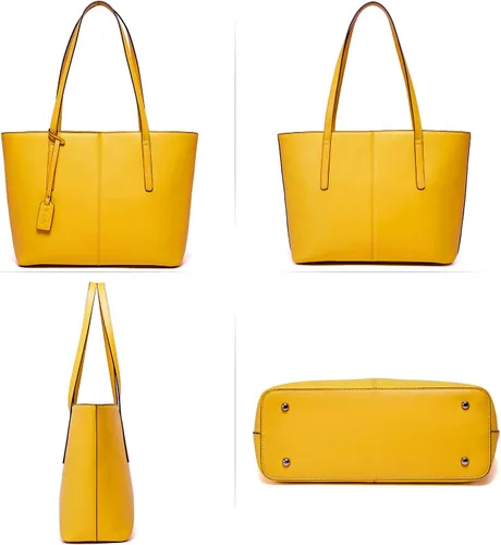 Vista 3 de BOSTANTEN Bolso de mano de cuero genuino para mujer
