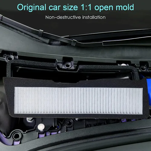 Vista 4 de Filtro de aire de cabina Freairpilot FAP-0005, repuesto para Tesla Model 3 (externo) 2021-2024.