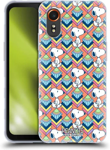 Vista 63 de Head Case Designs Snoopy Deco Dreams - Funda de gel con licencia oficial de Peanuts Blue Pattern [protección de grado militar] compatible con Google
