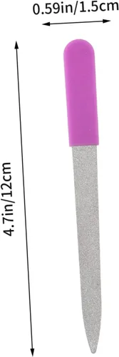 Vista 7 de Beavorty Limas de uñas de acero, pulidor de uñas, herramientas de uñas, lima de uñas, herramientas de manicura, tableros, lima de uñas, pulidor
