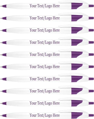 Vista 17 de SyPen Bolígrafos personalizados con tu logotipo o texto personalizado, paquete de 500 unidades a granel para negocios, fiestas y eventos, bolígrafos
