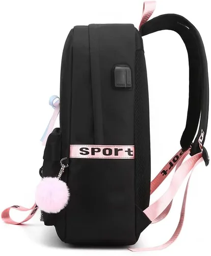Vista 3 de Ultracase Stray Kids - Mochila escolar para niños, bolsa de libros, mochila casual, mochila casual para niñas con bolsa de lápices, 1, Mochilas