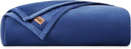 Vista 11 de UGG Coco - Manta acogedora para sofá y cama, 50 x 70 pulgadas, color negro (tinta)