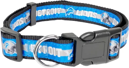 Vista 14 de Collar para mascotas Pets First con licencia NFL Arizona Cardinals, pequeño - Collar para perros resistente, fuerte y duradero. Disponible en 31