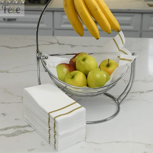 Vista 7 de Toallas de mano de papel para baño, toallas de invitados con sensación de lino, cena formal, aniversario, servilletas para mesas, habitaciones