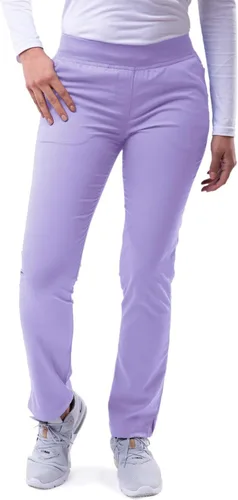 Vista 11 de Adar Pro Scrubs para mujeres - Pantalones de uniforme médico tipo yoga de pierna ajustada Peltre