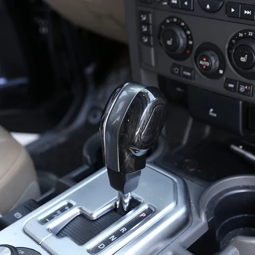 Vista 4 de YIWANG Cubierta de la cabeza de la palanca de cambios central de automóvil para Land Rover Freelander 2 2007-2015, Discovery 3 4 LR3 LR4 2004-2012
