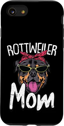 Vista 13 de iPhone 15 Rottweiler Mom Dog Puppy Doggie Pet Animal Lover Rottie Mama Case