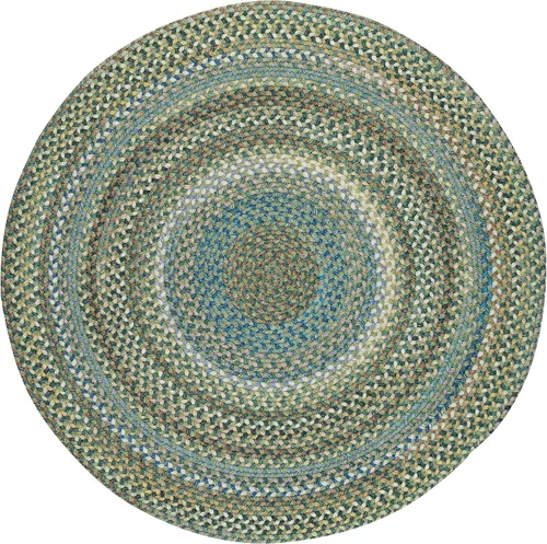 Vista 73 de Capel American Heritage Barn Blue Alfombra Trenzada de Cesta de 0' 12" Azul granero