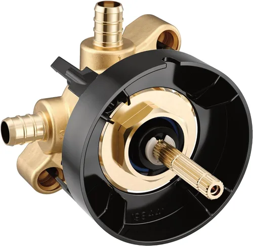Vista 2 de Moen U361X M-CORE Válvula de transferencia de 3 o 6 funciones con conexiones PEX de anillo de crimpado