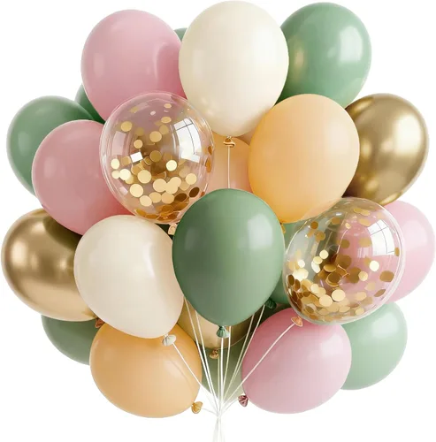 Vista 7 de PartyWoo Globos negros y dorados, 66 globos de 12 pulgadas color negro mate cromado metálico dorado para graduación, baby shower, cumpleaños, Año