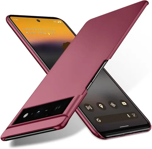 Vista 10 de Bastmei Funda para Google Pixel 6a 5G (2022), extremadamente ligera, ultra ligera, súper delgada, protección de cámara, carcasa de PC dura