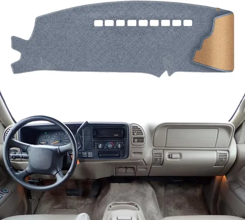 Vista 55 de Cubierta de tablero Tapete de salpicadero Compatible con Chevy Cruze 2015-2011 (para transmisión en la izquierda), Alfombra de salpicadero de coche