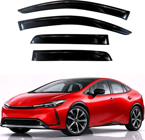 Vista 329 de KPY Moldura deflectora de viento con protección contra la lluvia compatible con Mazda CX-3 2016-2021 (CX3), 4 unidades, para ventana lateral