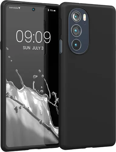 Vista 16 de kwmobile Funda compatible con Motorola Moto G15 / G15 Power/ G17 / G17 Power - Funda protectora de silicona TPU suave y delgada - Naranja afrutado