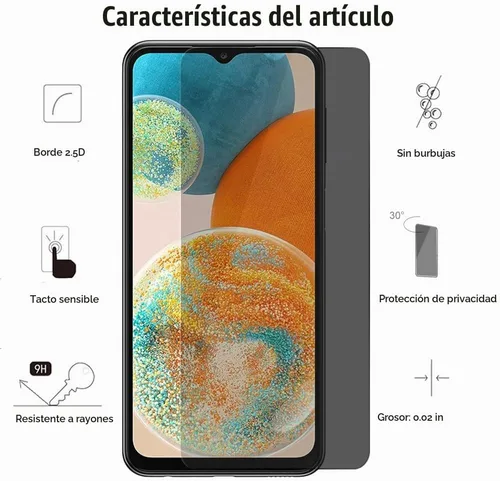 Vista 3 de Paquete de 3 lentes y protectores de pantalla de privacidad